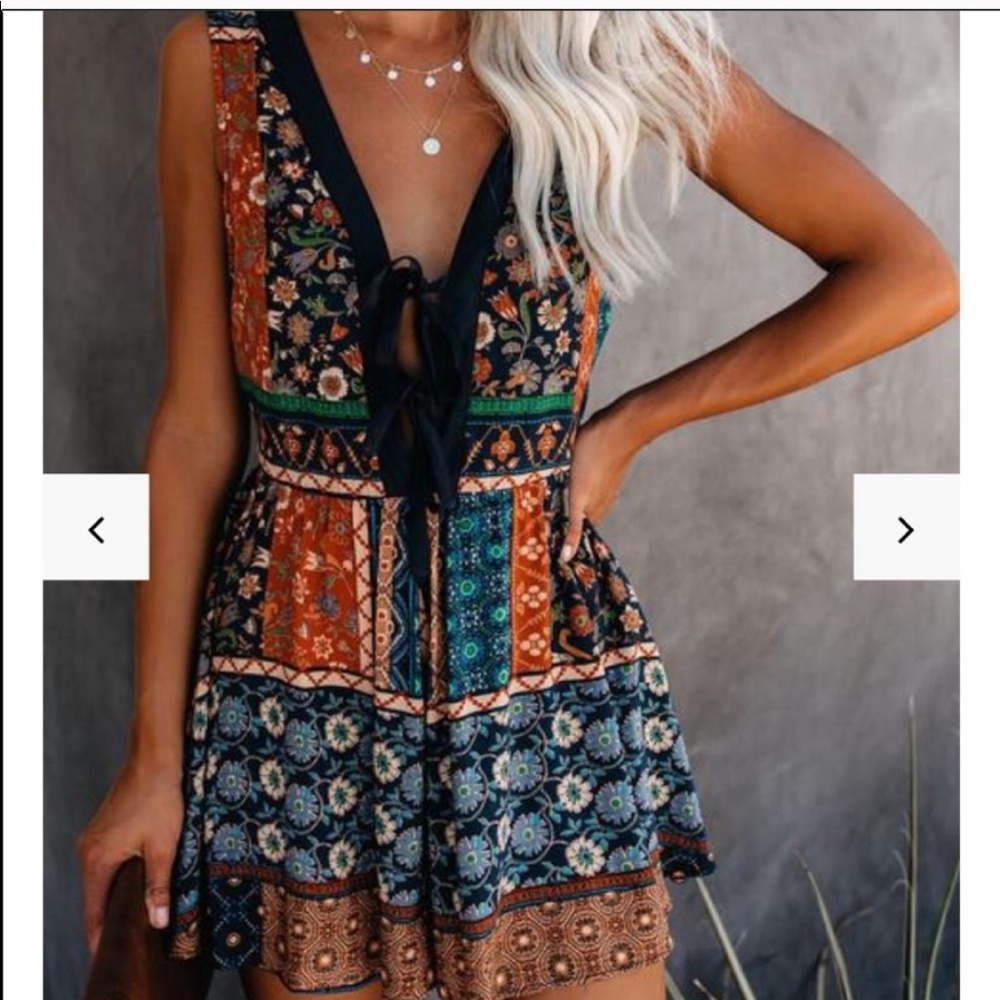 VICI Aladdin Printed Toe Romper Small
